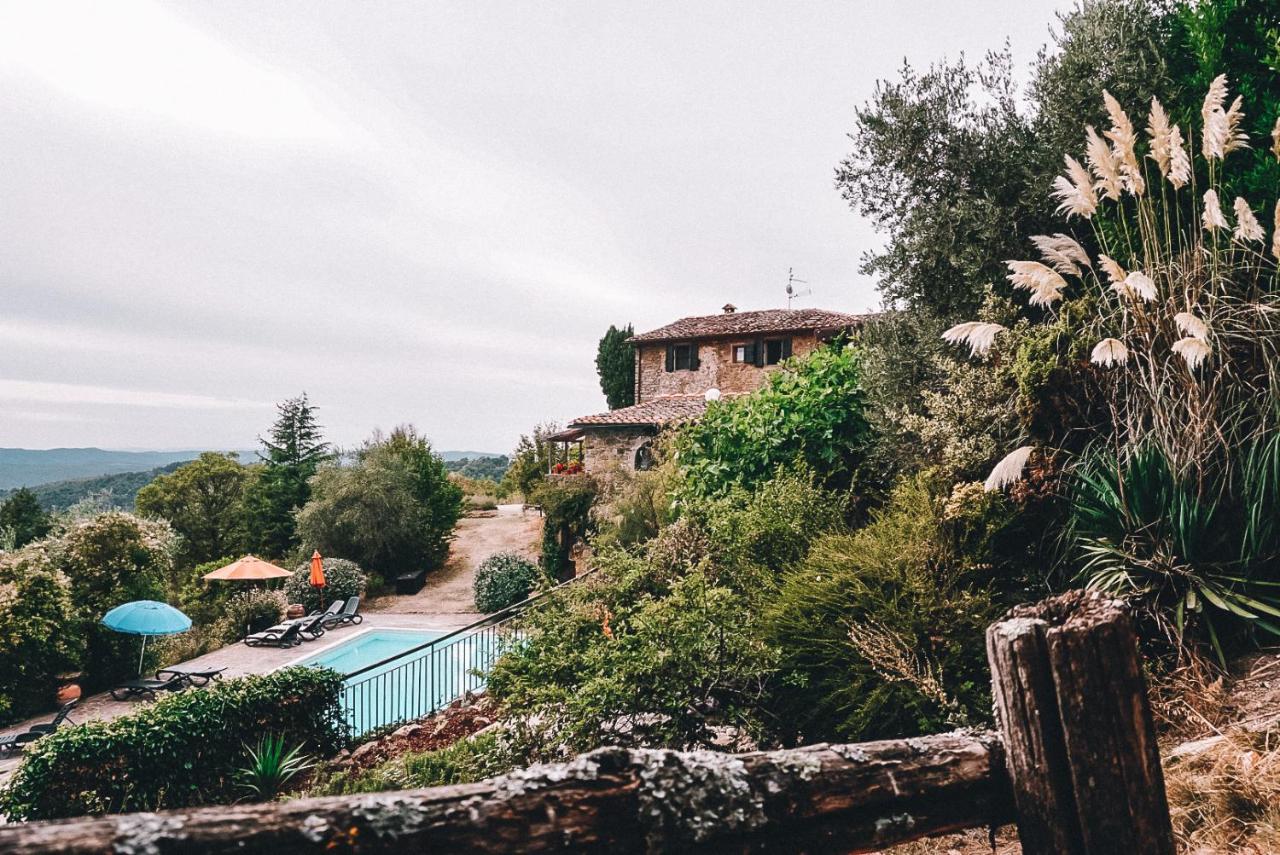 Podere L'Aquila Daire Gaiole in Chianti Dış mekan fotoğraf