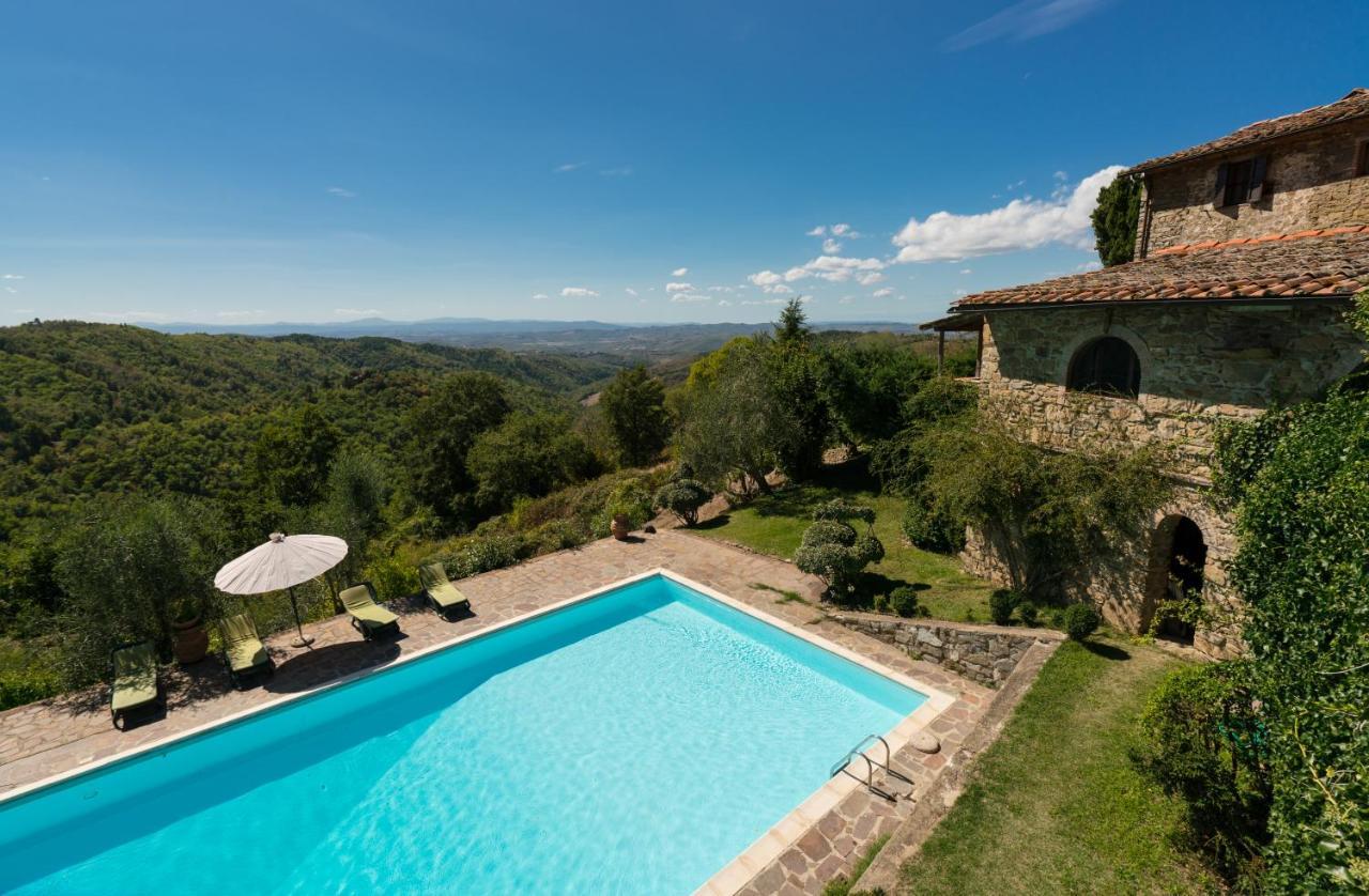 Podere L'Aquila Daire Gaiole in Chianti Dış mekan fotoğraf